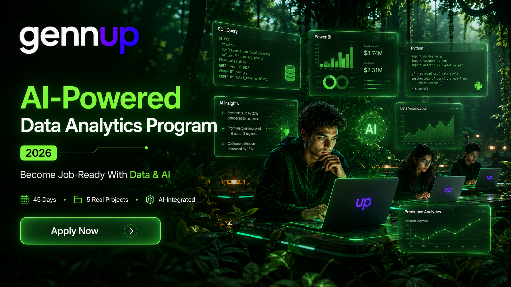 AI-Powered Data Analytics Program — desktop